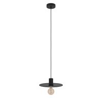 EGLO Ikeston Hanglamp - E27 - Ø 28 cm - Zwart - Staal - thumbnail