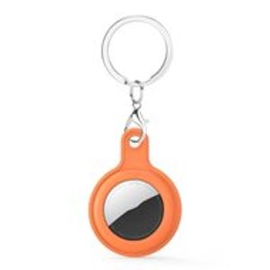 AirTag case gel series - sleutelhanger met ring - oranje