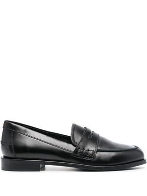 Aeyde mocassins en cuir Oscar à entaille penny - Noir