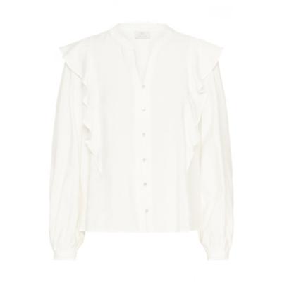 Kaffe - Wit | unisex | Blouse | Wit | 40 | regular | Kamst mode