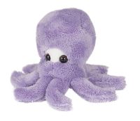 Paarse inktvissen knuffel 15 cm