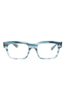 Oliver Peoples lunettes de vue à monture rectangulaire - Bleu