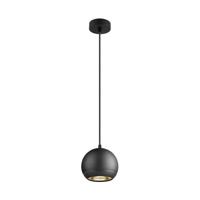 SLV Strakke hanglampLight Eye 150 zwart Ø 15cm - 1008178