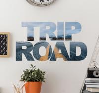 Muursticker Trip Road