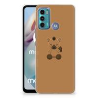 Motorola Moto G60 Telefoonhoesje met Naam Baby Hyena