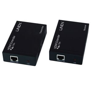 Lindy 38139 audio/video extender AV-zender & ontvanger Zwart