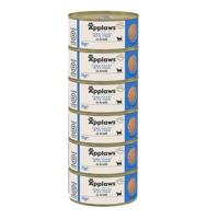 APPLAWS Tuna fillet with crab in broth - nat kattenvoer - 6x70g