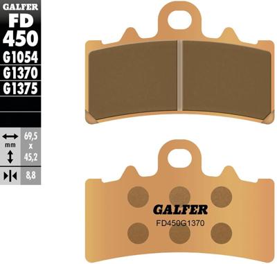 GALFER remblokken "fd450"