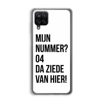 Da ziede van hier: Samsung Galaxy A12 Transparant Hoesje