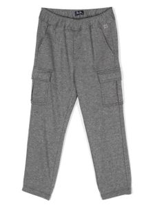 Il Gufo pantalon cargo à chevrons - Gris