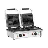 Dubbel - Wafelijzer - Belgische wafels - Royal Catering - 2 x 2,000 W