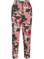 P.A.R.O.S.H. pantalon court à fleurs - Rose