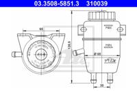 Compensatiereservoir, remvloeistof ATE, u.a. für BMW - thumbnail