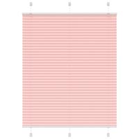 VidaXL Plissé rolgordijn 110x150cm stofbreedte 109,4cm polyester roze
