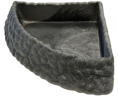 Repto deco corner dish grey xl - Aquadistri