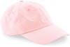 Beechfield CB652N Organic Cotton 6 Panel Dad Cap - Powder Pink - One Size