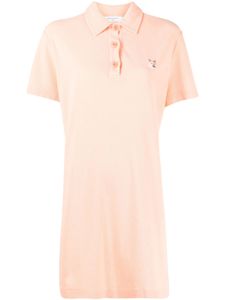 Maison Kitsuné robe-polo à logo brodé - Rose