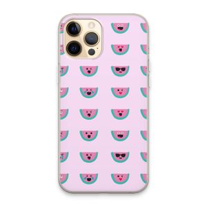 Smiley watermeloenprint: iPhone 13 Pro Max Transparant Hoesje