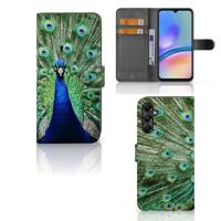 Samsung Galaxy A05s | Telefoonhoesje | Met pasjeshouder | Pauw