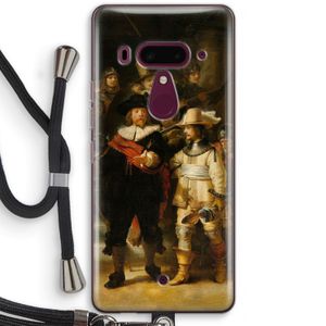 De Nachtwacht: HTC U12+ Transparant Hoesje met koord