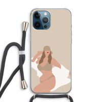 One of a kind: iPhone 12 Pro Transparant Hoesje met koord
