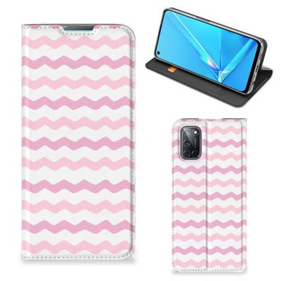 OPPO A52 | A72 | Hoesje met Magneet | Waves Roze