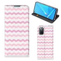 OPPO A52 | A72 | Hoesje met Magneet | Waves Roze