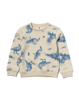 HEMA Kinder Sweater Kraaien Gebroken Wit (gebroken wit) - thumbnail