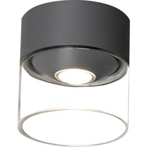 Konstsmide 7883-370 Varese Buitenplafondlamp LED 6 W Energielabel: G (A - G) Antraciet, Antraciet (mat)