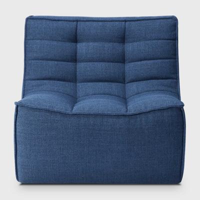 Ethnicraft Modulaire Bank 'N701' 1-zits, kleur Blauw