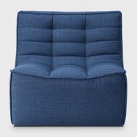 Ethnicraft Modulaire Bank 'N701' 1-zits, kleur Blauw