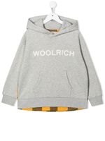 Woolrich Kids sweat à logo brodé - Gris - thumbnail