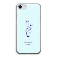 Bloom with grace: iPhone 8 Transparant Hoesje Bloom with grace: iPhone 8 Transparant Hoesje