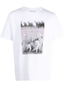 Maison Kitsuné t-shirt Photograph Comfort en coton - Blanc