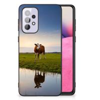 Samsung Galaxy A33 5G Dierenprint Telefoonhoesje Koe