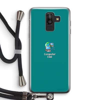 Win98: Samsung Galaxy J8 (2018) Transparant Hoesje met koord