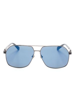 Moncler Eyewear lunettes de vue à monture pilote - Gris