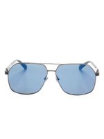 Moncler Eyewear lunettes de vue à monture pilote - Gris