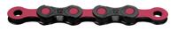 KMC ketting 1/2-11/128 118 12v dlc 12 zwart/roze