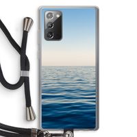 Water horizon: Samsung Galaxy Note 20 / Note 20 5G Transparant Hoesje met koord