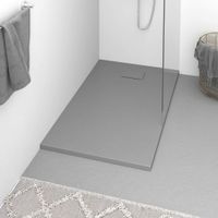 VidaXL Douchebak 120x70 cm smc grijs