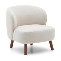 Kave Home Ulit fauteuil Beige walnoot