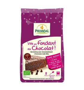 Bakmix voor chocoladecake bio