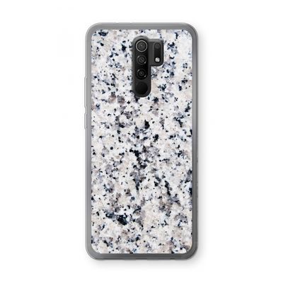 Gespikkelde marmer: Xiaomi Redmi 9 Transparant Hoesje