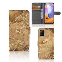 Samsung Galaxy A31 | Bookcase | Marmer Creme