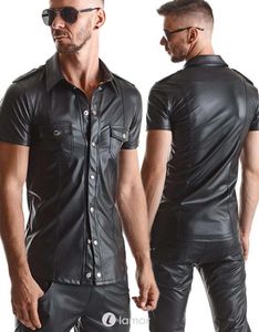 * RFP Wetlook heren blouse,Luca001