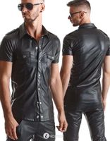 * RFP Wetlook heren blouse,Luca001