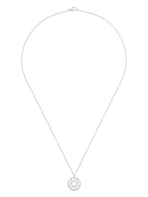 De Beers Jewellers médaillon Dewdrop en or 18ct serti de diamants - Blanc