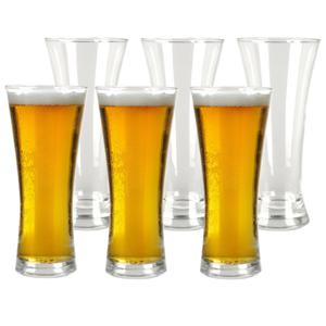 Bierglazen - 12x - 320 ml/0,32L - glas - drinkglazen