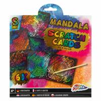 Creative Craft Group Scratch kaarten, 6st. - mandala